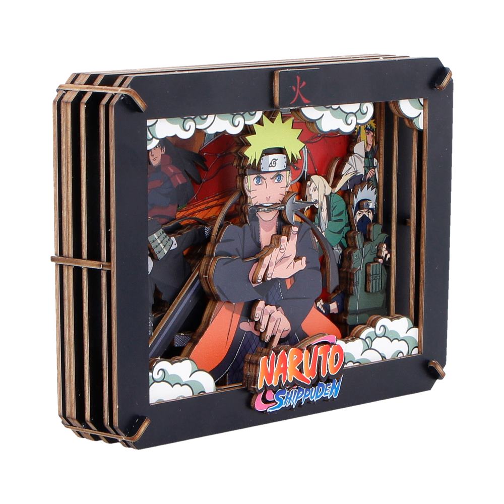 Naruto Hokage Wooden Theatre (Medium) 14.3CM NEMESIS NOW