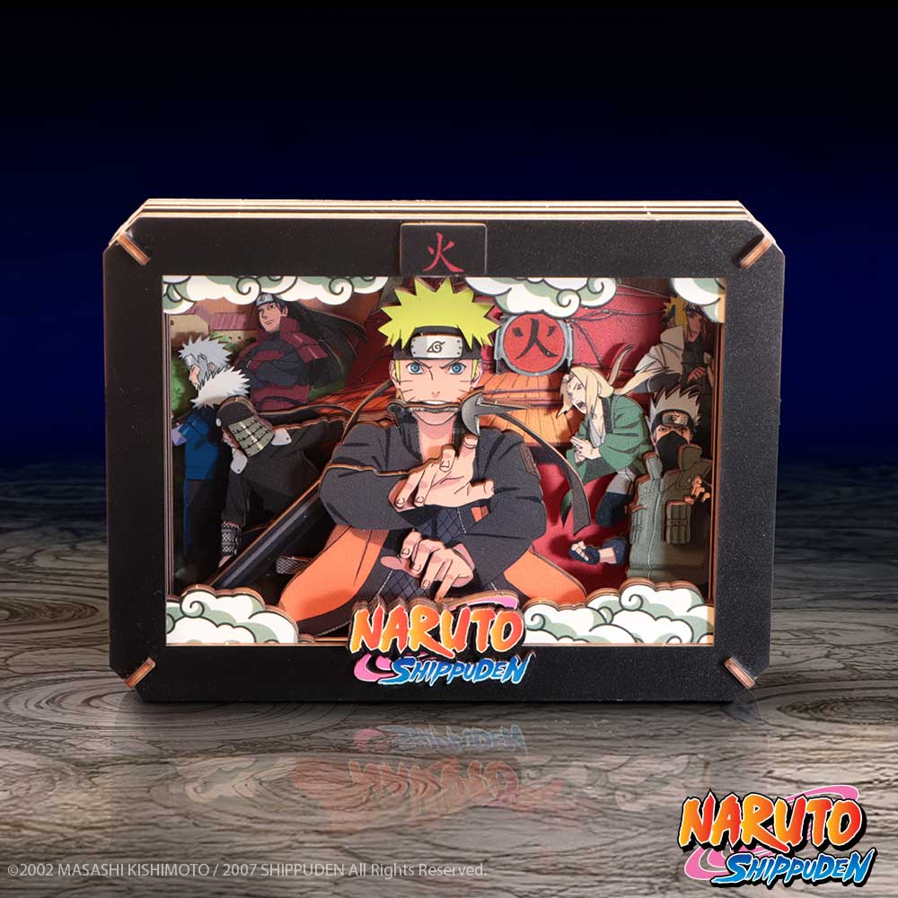 Naruto Hokage Wooden Theatre (Medium) 14.3CM NEMESIS NOW