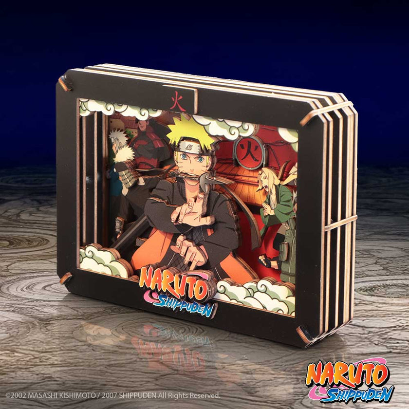 Naruto Hokage Wooden Theatre (Medium) 14.3CM NEMESIS NOW