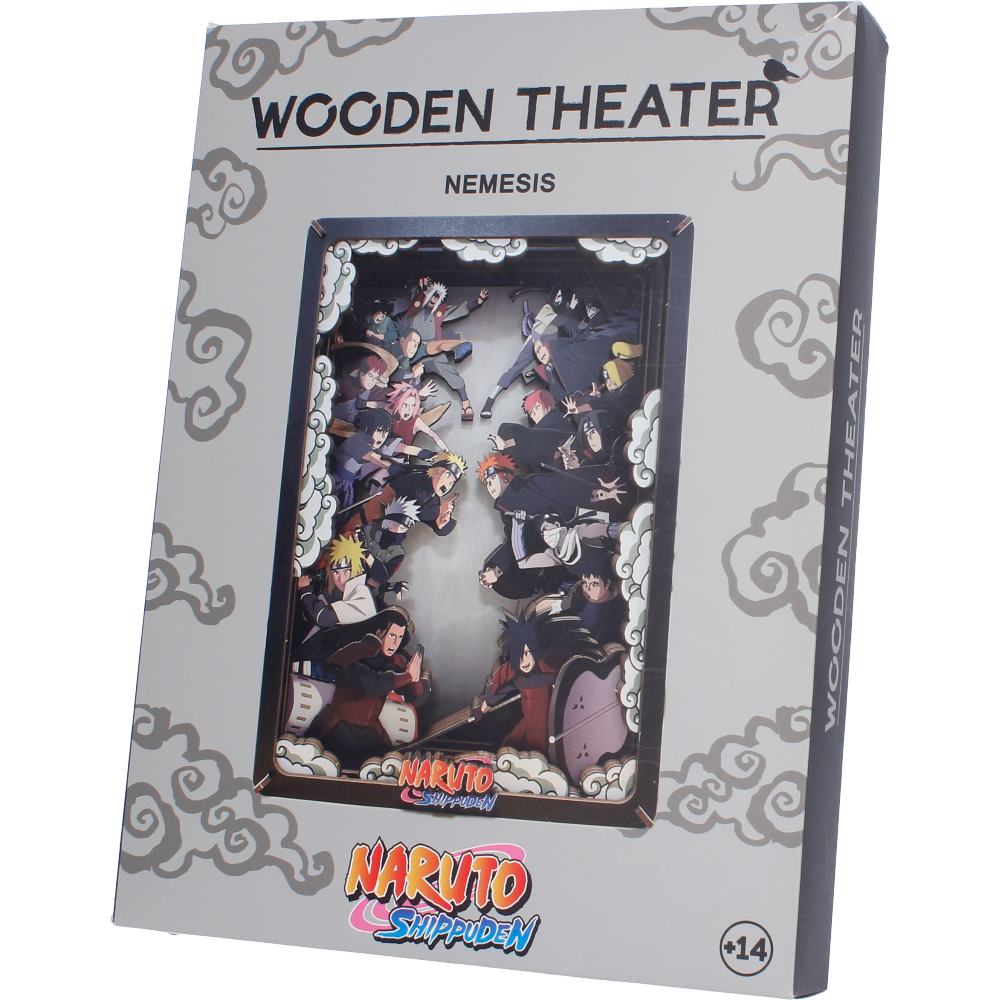 Naruto Combat Wooden Theatre (Large) Naruto Combat Wooden Theatre 26.3cm NEMESIS NOW