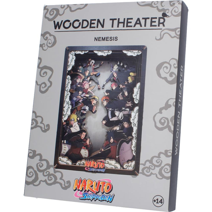 Naruto Combat Wooden Theatre (Large) Naruto Combat Wooden Theatre 26.3cm NEMESIS NOW