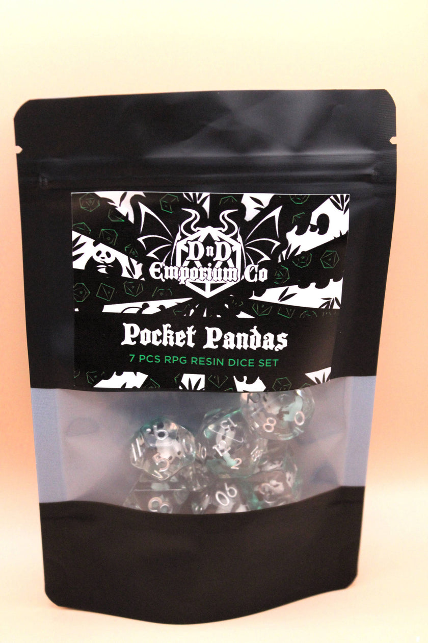Pocket Pandas | Panda 7 Pcs Dice Set