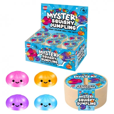 Air Filled Squishy Light Up LED Dumpling 8.5cm