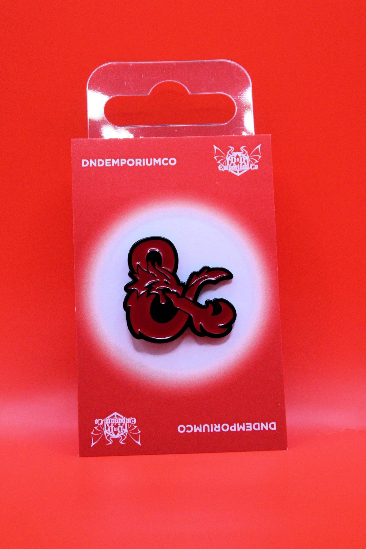 Red Ampersand Enamel Pin Badge | 1 Pcs Metal Pin