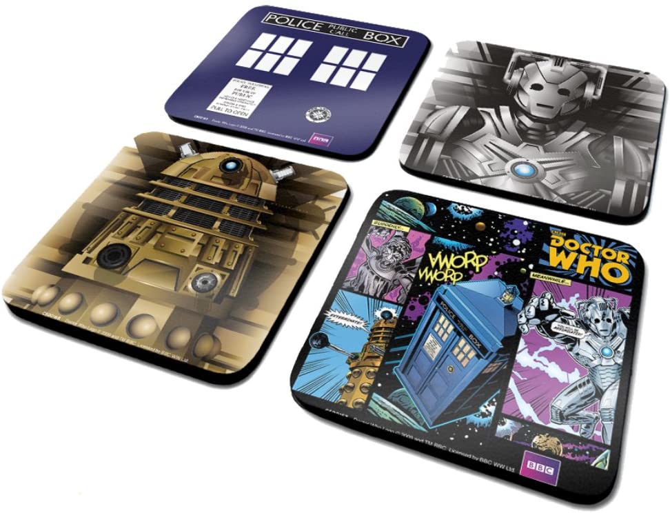DOCTOR WHO COASTER SET