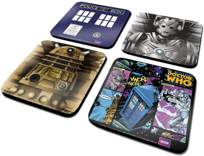 DOCTOR WHO COASTER SET
