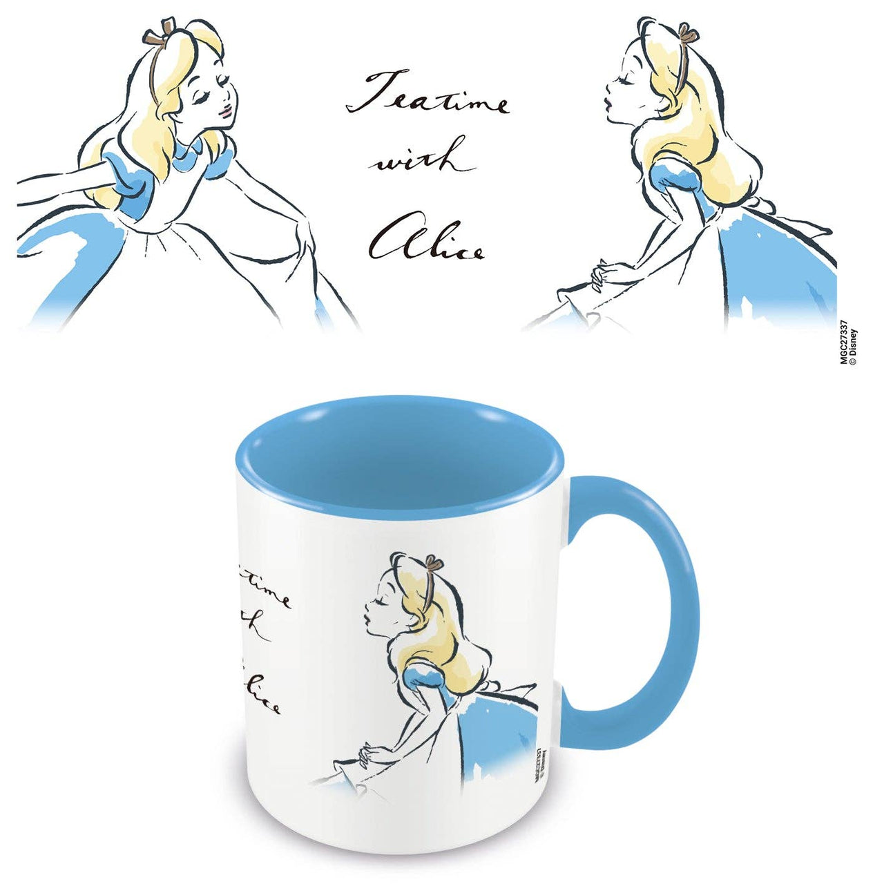 Alice In Wonderland (Teatime With Alice) Blue 11oz/315ml