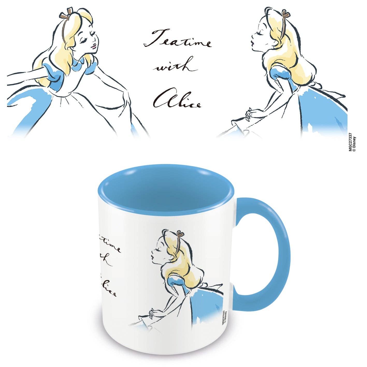 Alice In Wonderland (Teatime With Alice) Blue 11oz/315ml