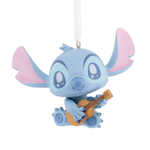 Disney Hanging Ornament - Lilo And Stitch, Stitch & Ukulele