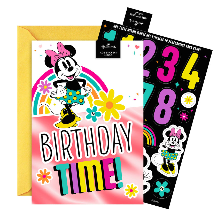 Birthday Card for Kids Birthday From Minnie Mouse: Kids Birthday / Disney