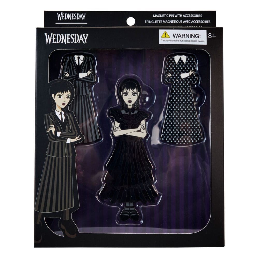 Wednesday Loungefly Paper Doll Pin Badge
