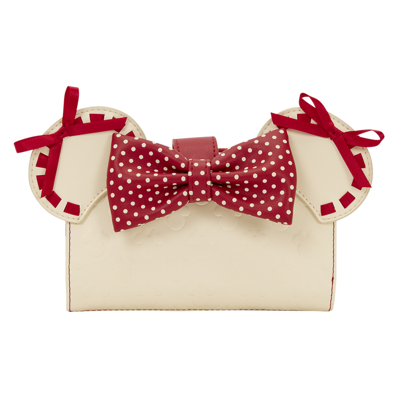 Loungefly - Minnie Mouse Rocks the Dots Coquette Flap Wallet