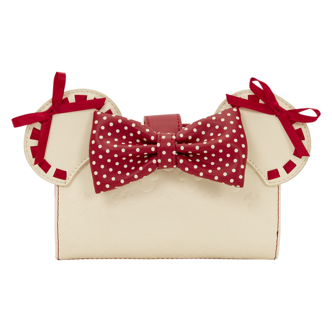 Loungefly - Minnie Mouse Rocks the Dots Coquette Flap Wallet