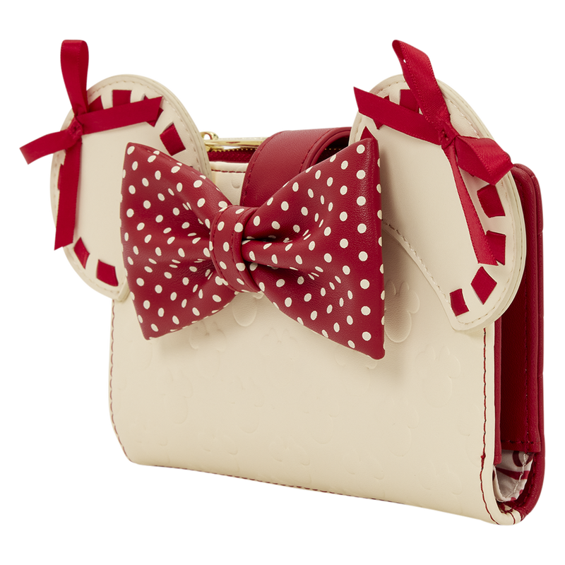 Loungefly - Minnie Mouse Rocks the Dots Coquette Flap Wallet