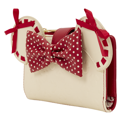 Loungefly - Minnie Mouse Rocks the Dots Coquette Flap Wallet
