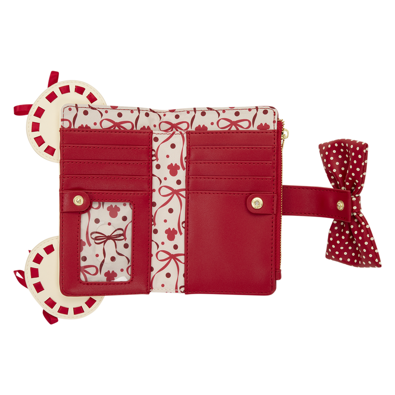 Loungefly - Minnie Mouse Rocks the Dots Coquette Flap Wallet