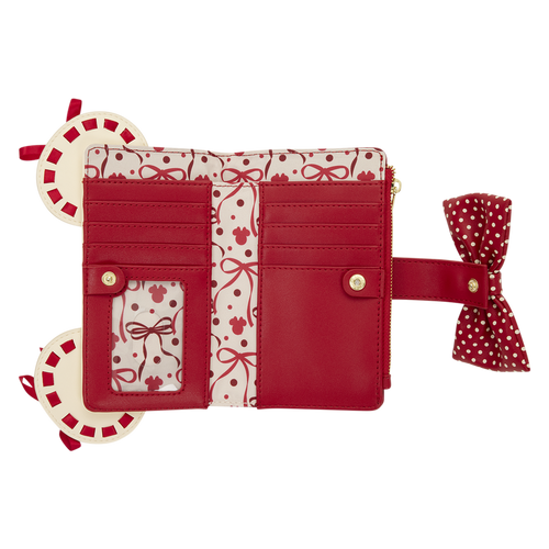 Loungefly - Minnie Mouse Rocks the Dots Coquette Flap Wallet