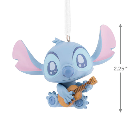 Disney Hanging Ornament - Lilo And Stitch, Stitch & Ukulele