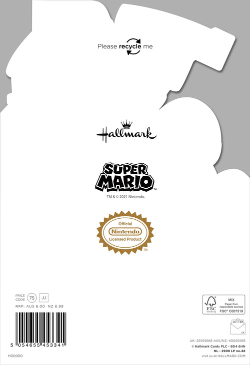 Birthday Card for Kids Birthday from Mario - Nintendo: Kids Birthday / Mario