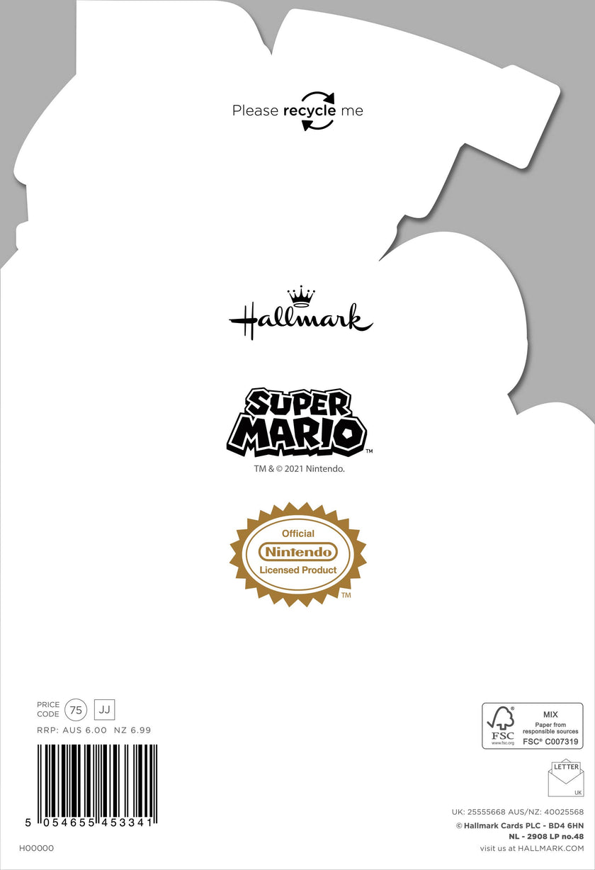 Birthday Card for Kids Birthday from Mario - Nintendo: Kids Birthday / Mario