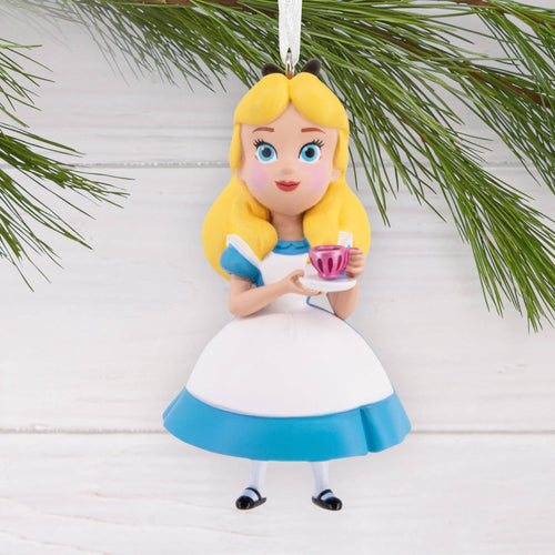 Disney Hanging Keepsake - Alice In Wonderland With Tea Cup