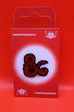 Red Ampersand Enamel Pin Badge | 1 Pcs Metal Pin