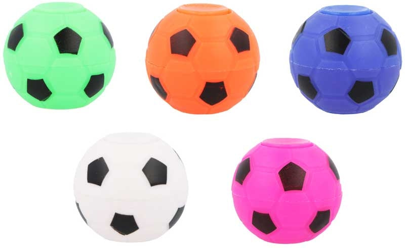 FOOTBALL SPINNER 3.5CM ASSORTED
