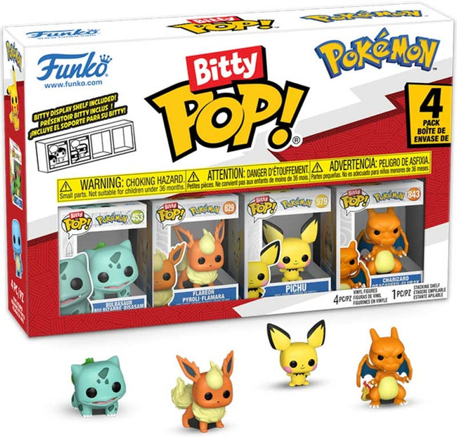 FUNKO BITTY POP: POKEMON - BULBASAUR 4PK