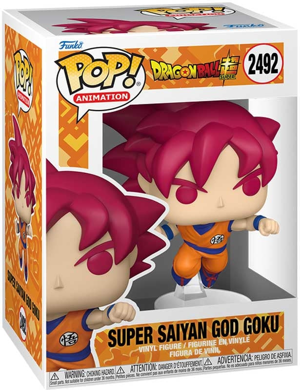 FUNKO POP ANIMATION:2492  DBS - GOKU - RED - DRAGON BALL