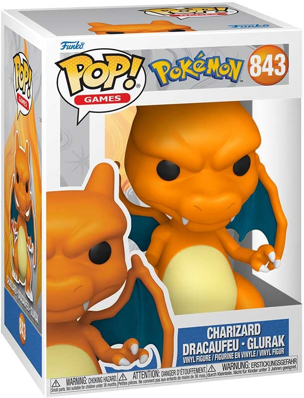 FUNKO POP GAMES: POKEMON - CHARIZARD - FUNKO POP ! 843