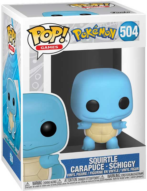 FUNKO POP GAMES: POKEMON- SQUIRTLE- EMEA - 504