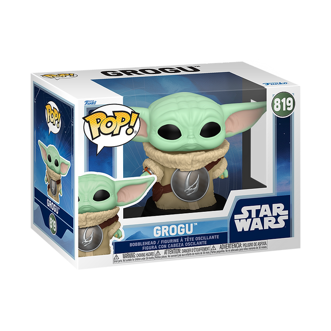 GROGU WITH MUDHORN CHEST ARMOUR - M&G POP 2 - FUNKO POP STAR WARS 819