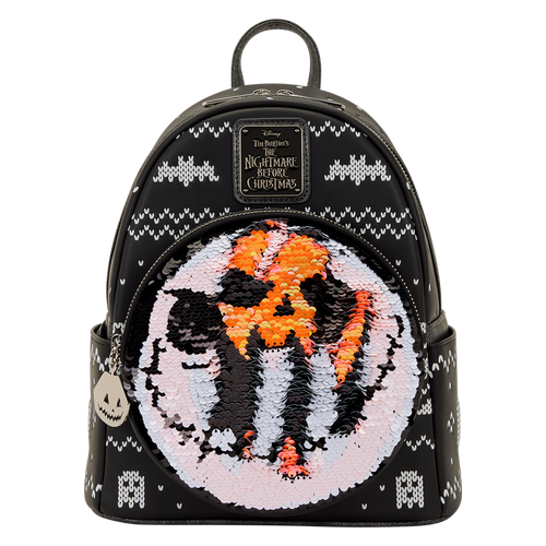 Loungefly - The Nightmare Before Christmas Jack Skellington Reversible Sequins Mini Backpack