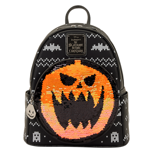 Loungefly - The Nightmare Before Christmas Jack Skellington Reversible Sequins Mini Backpack