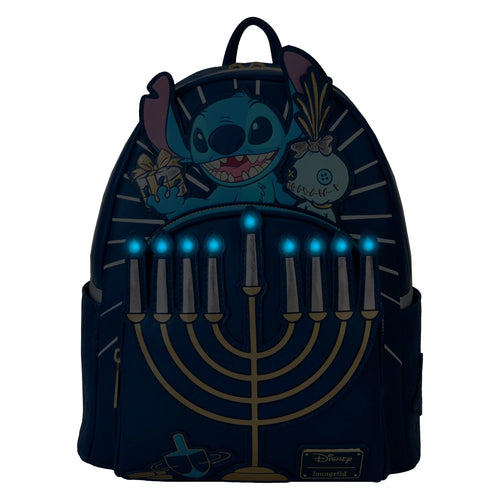 Loungefly - Disney Lilo & Stitch Light Up Menorah Stitch Mini Backpack