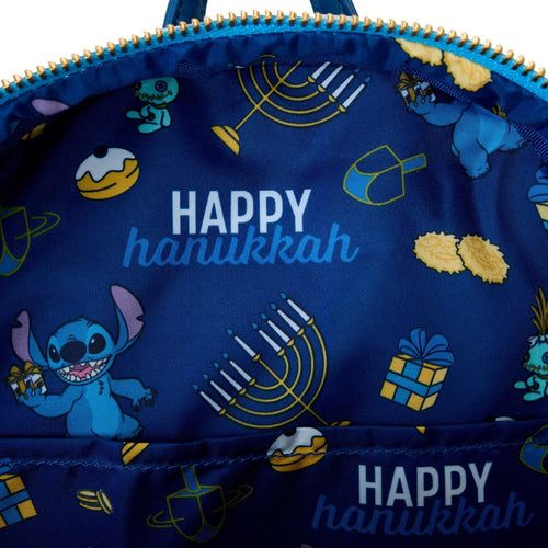 Loungefly - Disney Lilo & Stitch Light Up Menorah Stitch Mini Backpack