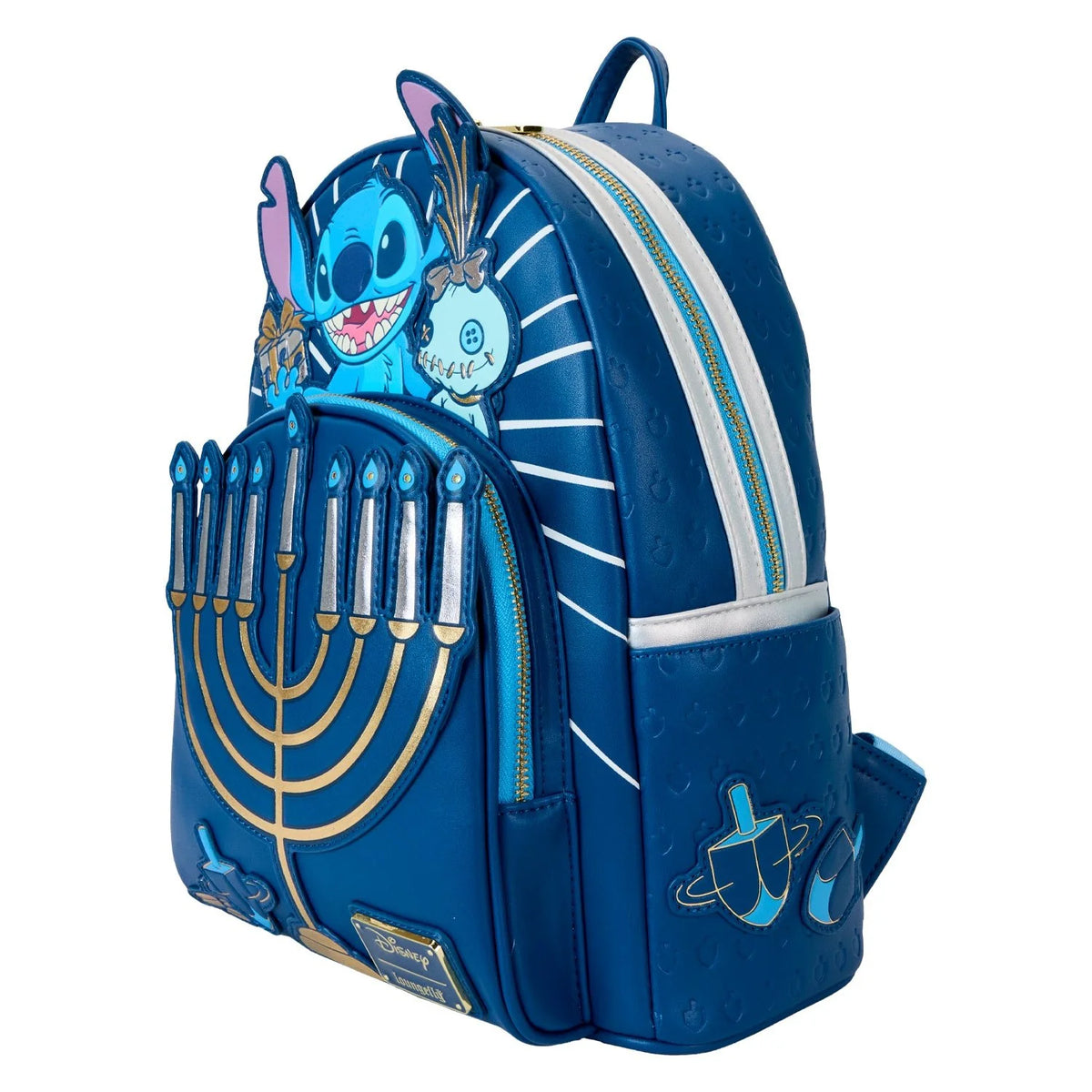 Loungefly - Disney Lilo & Stitch Light Up Menorah Stitch Mini Backpack