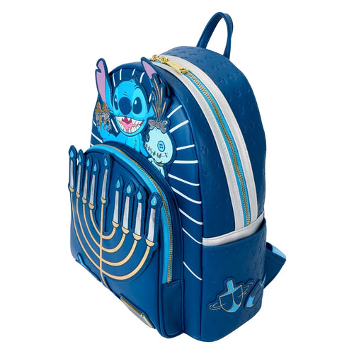 Loungefly - Disney Lilo & Stitch Light Up Menorah Stitch Mini Backpack
