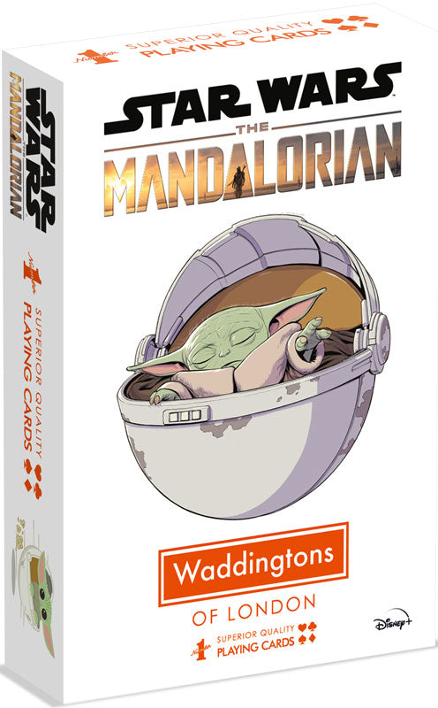 Star Wars The Mandalorian The Child Waddingtons Playing Cards