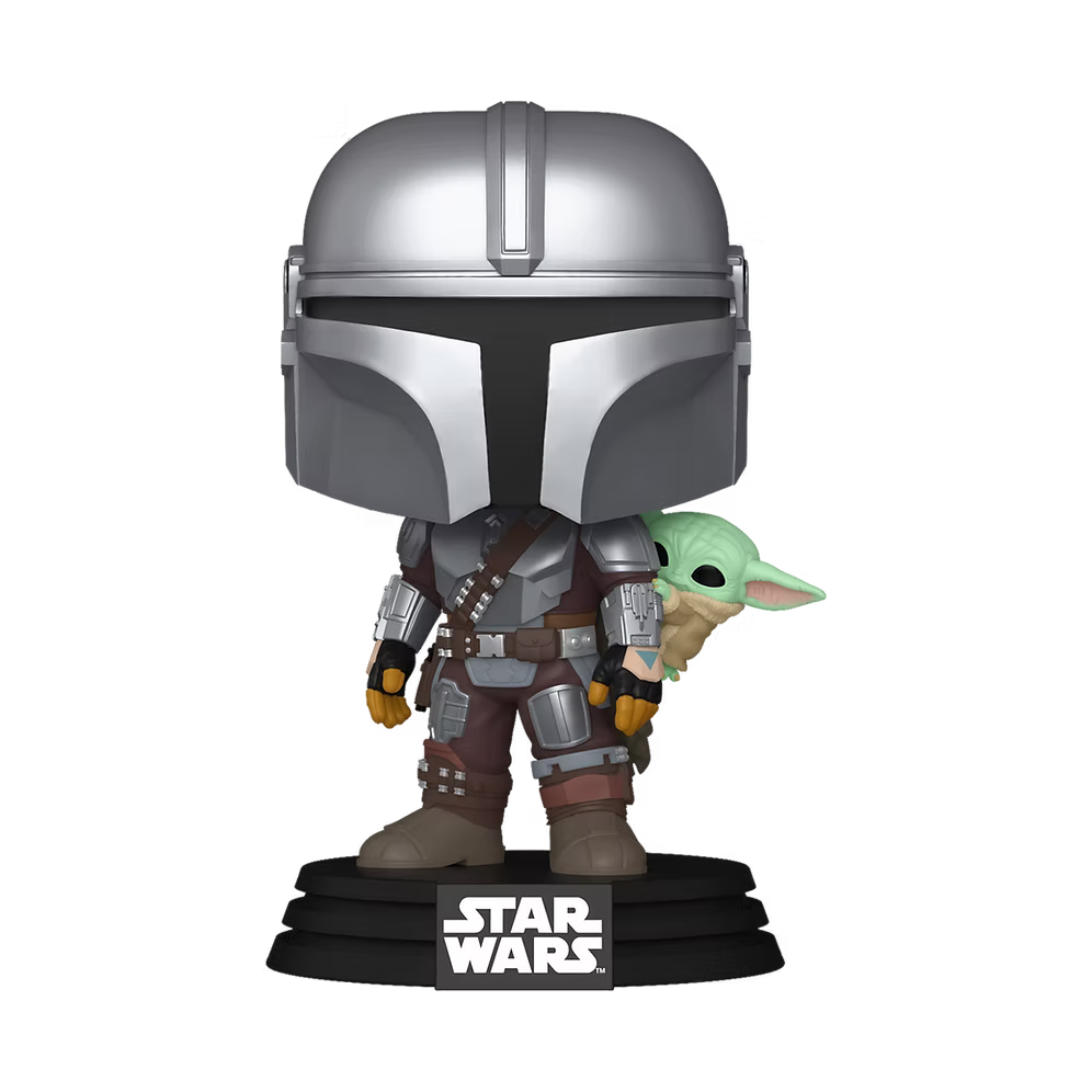 THE MANDALORIAN WITH GROGU - FUNKO POP STAR WARS M&G - POP 1 - 818