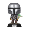 THE MANDALORIAN WITH GROGU - FUNKO POP STAR WARS M&G - POP 1 - 818