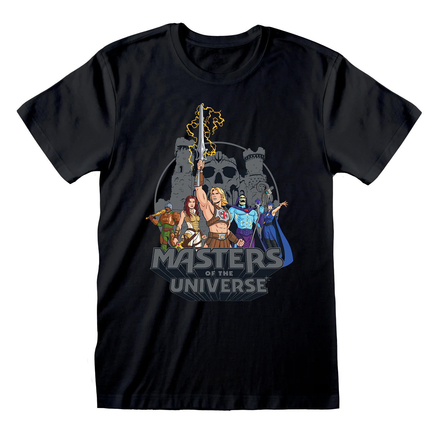 MASTERS OF THE UNIVERSE — MOTU MOVIE GROUP POSE T-SHIRT | OFFICIALLY LICENSED APPAREL