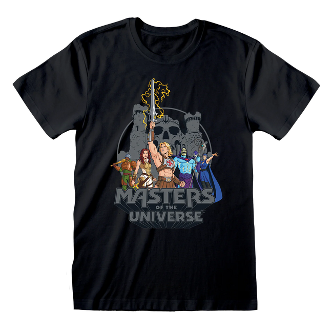 MASTERS OF THE UNIVERSE — MOTU MOVIE GROUP POSE T-SHIRT | OFFICIALLY LICENSED APPAREL
