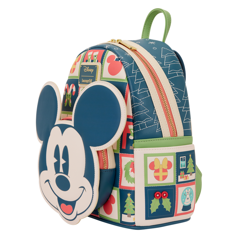 Loungefly - Mickey Mouse Holiday Mini Backpack