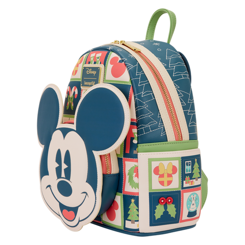 Loungefly - Mickey Mouse Holiday Mini Backpack