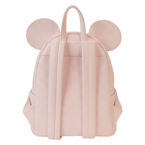 Loungefly - Minnie Mouse Checkered Texture Mini Backpack - Pink