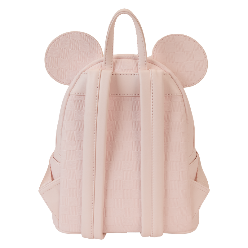 Loungefly - Minnie Mouse Checkered Texture Mini Backpack - Pink