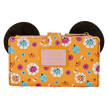 Loungefly - Minnie Mouse Cosplay Floral Pumpkin Flap Wallet