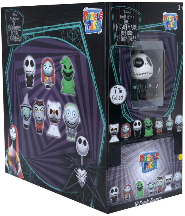 NIGHTMARE BEFORE CHRISTMAS PUZZLE PALZ ERASERS ASSORTED