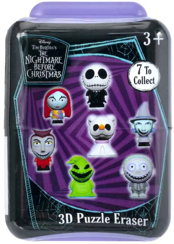 NIGHTMARE BEFORE CHRISTMAS PUZZLE PALZ ERASERS ASSORTED